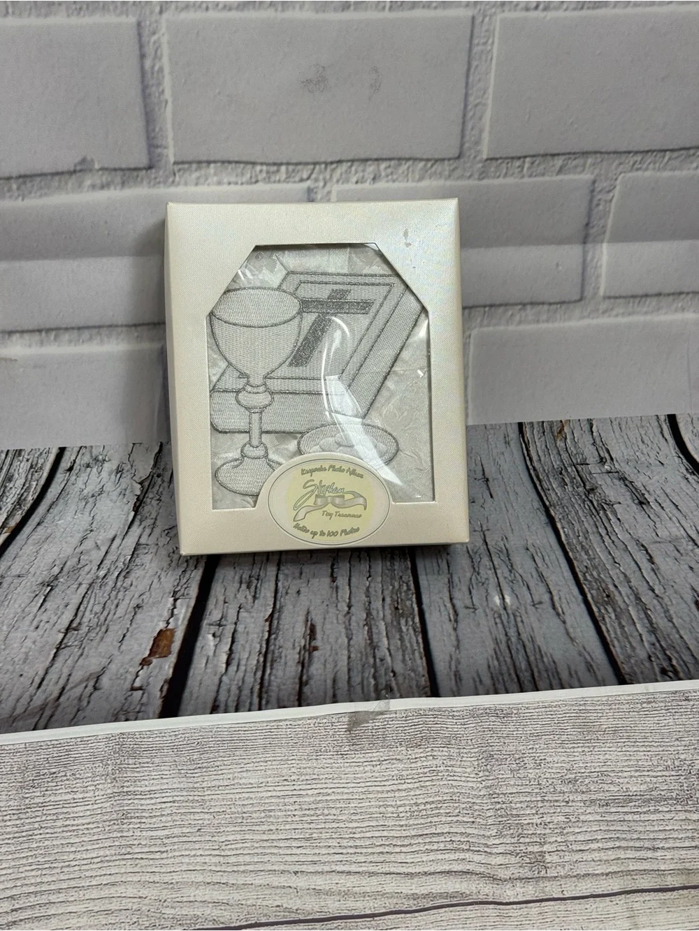 Tiny Treasures First Communion Keepsake Photo Album Holds 100 Photos